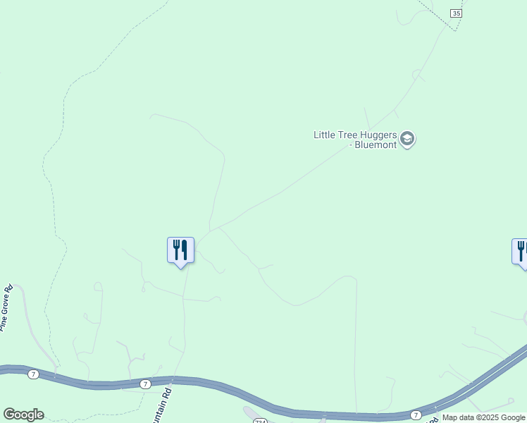 map of restaurants, bars, coffee shops, grocery stores, and more near 17846 Raven Rocks Road in Bluemont