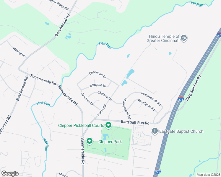 map of restaurants, bars, coffee shops, grocery stores, and more near 660 Arlington Drive in Cincinnati
