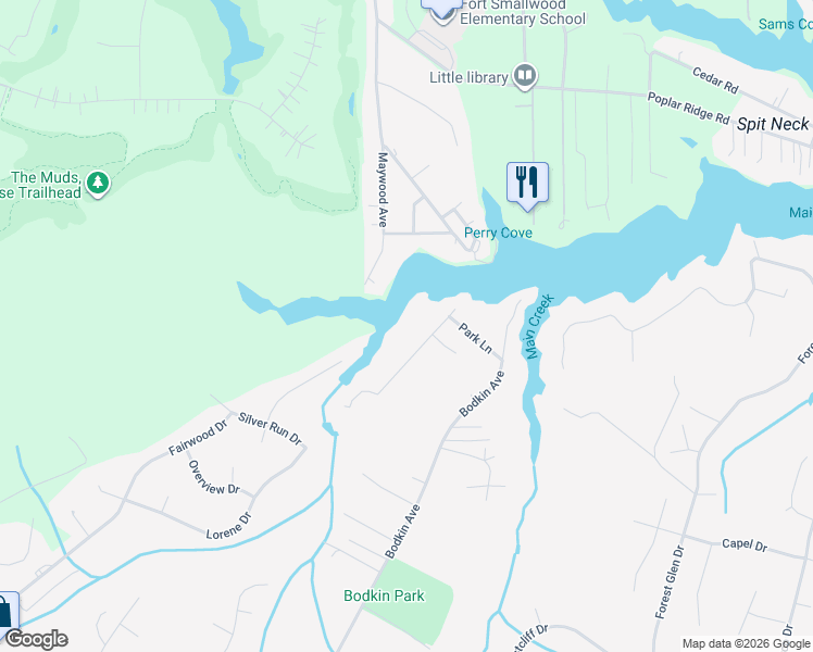 map of restaurants, bars, coffee shops, grocery stores, and more near 1526 Park Lane in Pasadena