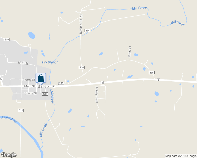 map of restaurants, bars, coffee shops, grocery stores, and more near 1321 State Highway E in Silex