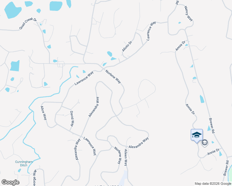 map of restaurants, bars, coffee shops, grocery stores, and more near 17804 Alexandra Way in Grass Valley