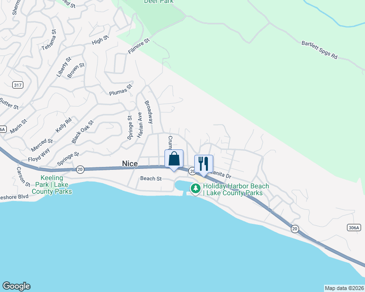 map of restaurants, bars, coffee shops, grocery stores, and more near 6869 Howard Avenue in Nice