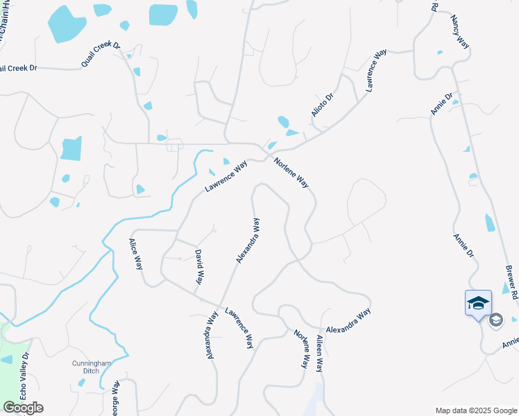 map of restaurants, bars, coffee shops, grocery stores, and more near 17607 Alexandra Way in Grass Valley