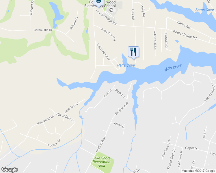 map of restaurants, bars, coffee shops, grocery stores, and more near 1532 Park Lane in Pasadena
