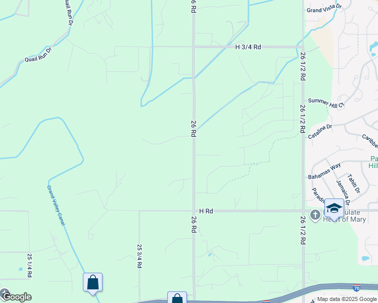 map of restaurants, bars, coffee shops, grocery stores, and more near 827 26 Road in Grand Junction