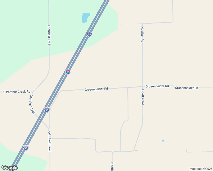 map of restaurants, bars, coffee shops, grocery stores, and more near 23946 Grosenheider Road in Litchfield