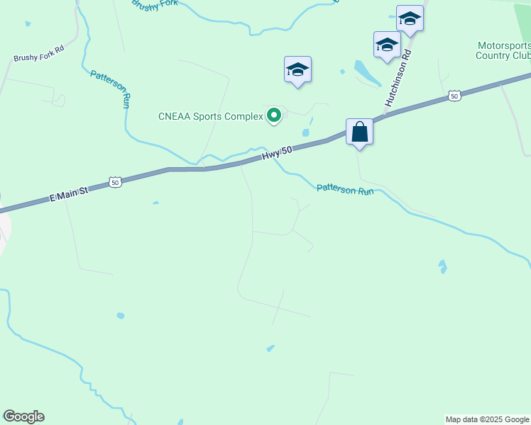 map of restaurants, bars, coffee shops, grocery stores, and more near 2701 Christopher Drive in Batavia