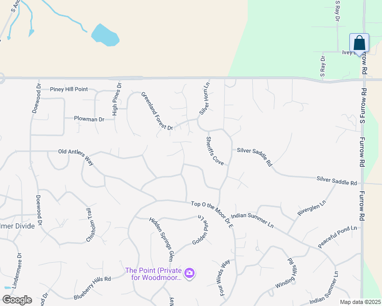 map of restaurants, bars, coffee shops, grocery stores, and more near 990 Bend in the Trail Road in Monument