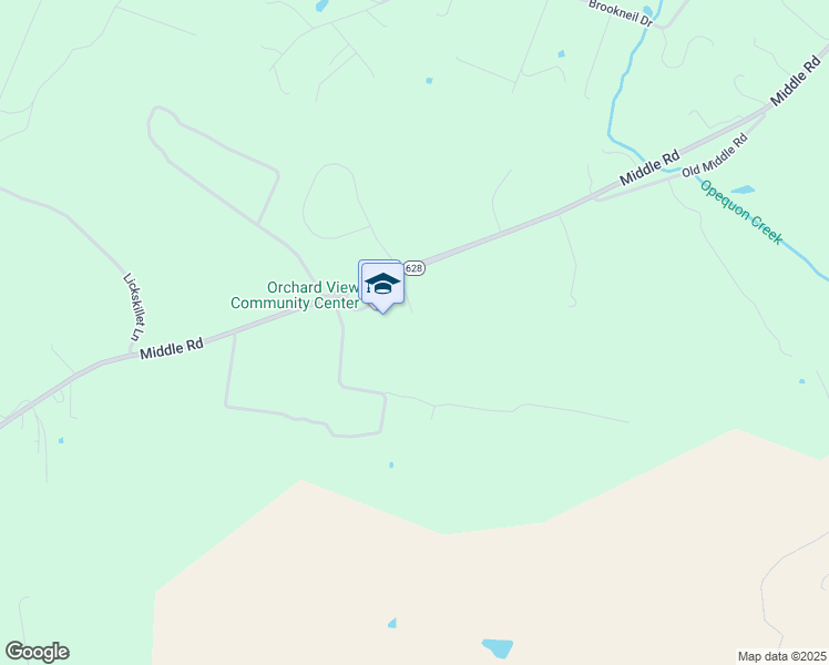 map of restaurants, bars, coffee shops, grocery stores, and more near 4275 Middle Road in Winchester