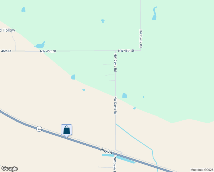 map of restaurants, bars, coffee shops, grocery stores, and more near 4403 Northwest Davis Road in Rossville