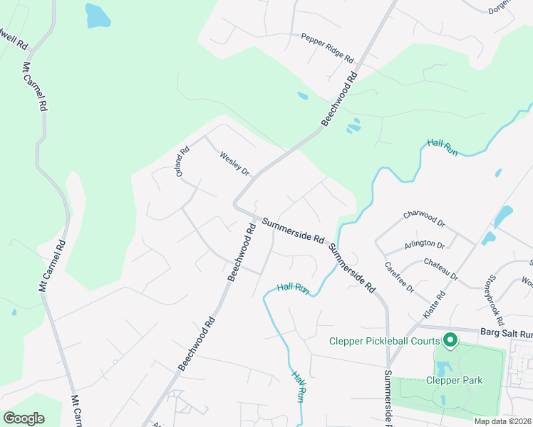 map of restaurants, bars, coffee shops, grocery stores, and more near 4843 Powderhorn Drive in Cincinnati