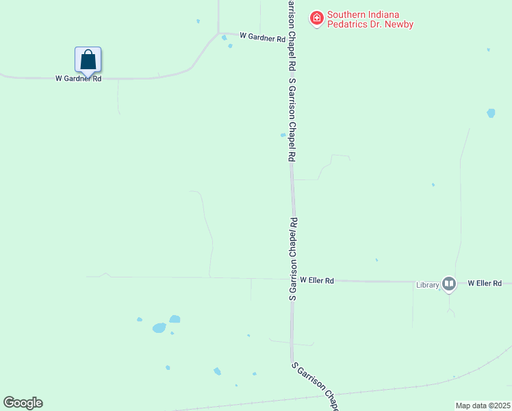 map of restaurants, bars, coffee shops, grocery stores, and more near 3800 South Garrison Chapel Road in Bloomington
