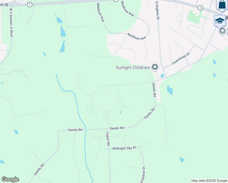 map of restaurants, bars, coffee shops, grocery stores, and more near 17753 Julie Ann Court in Hamilton