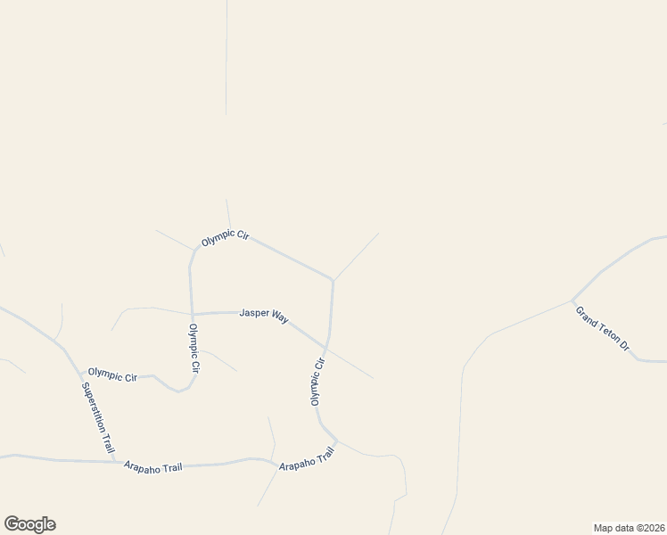 map of restaurants, bars, coffee shops, grocery stores, and more near Bandelier Court in Lake George