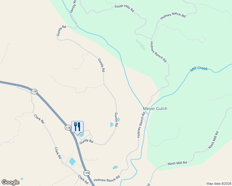 map of restaurants, bars, coffee shops, grocery stores, and more near 2333 Guntly Road in Philo