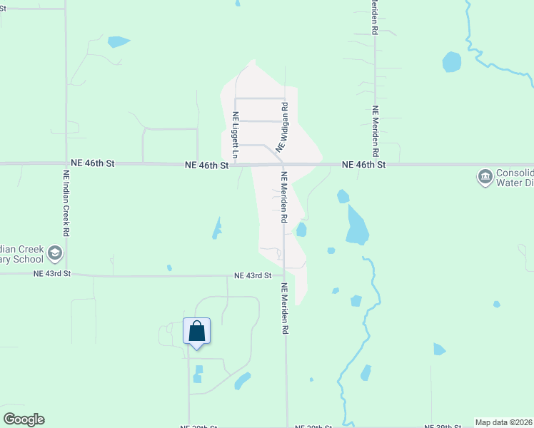 map of restaurants, bars, coffee shops, grocery stores, and more near 4521 Northeast Meriden Road in Topeka