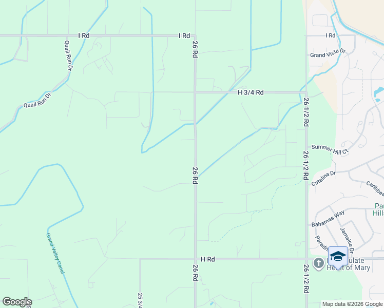 map of restaurants, bars, coffee shops, grocery stores, and more near 847 26 Road in Grand Junction