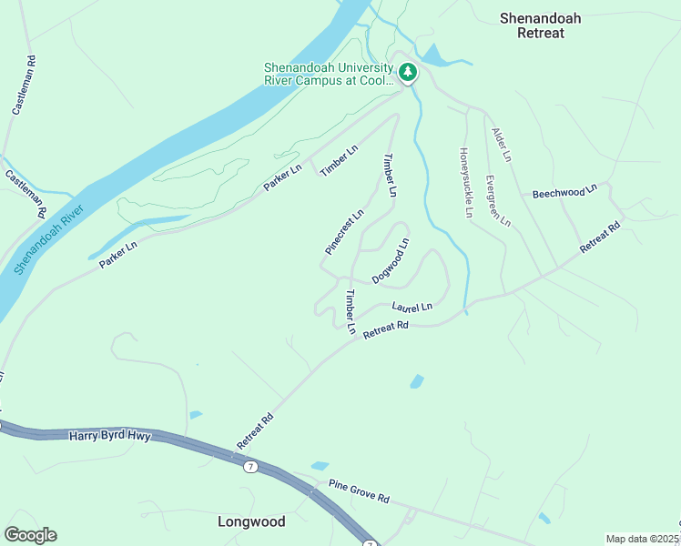 map of restaurants, bars, coffee shops, grocery stores, and more near 2095 Locke's Mill Road in Berryville