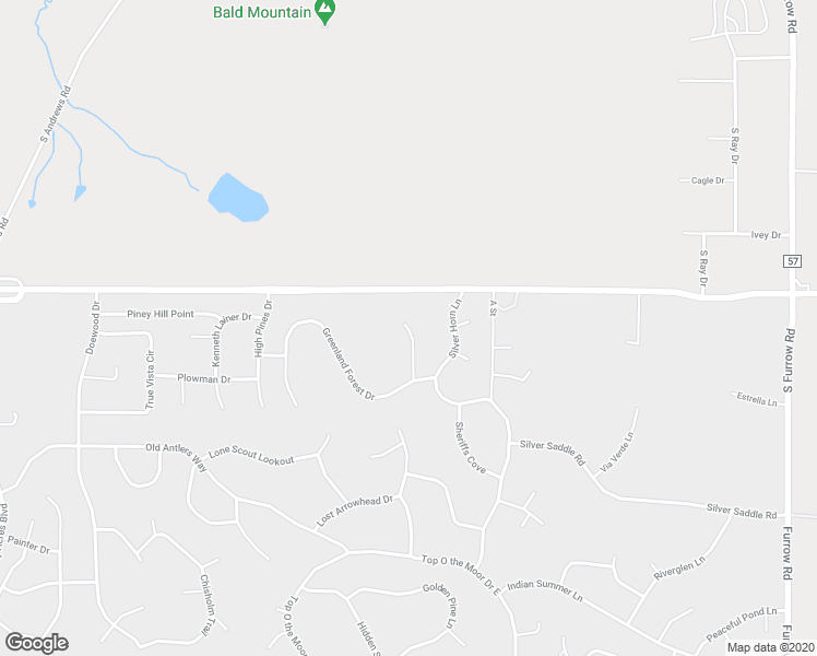 map of restaurants, bars, coffee shops, grocery stores, and more near 20423 Bald Mountain Court in Monument