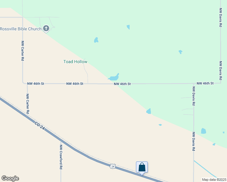 map of restaurants, bars, coffee shops, grocery stores, and more near 12927 Northwest 46th Street in Rossville