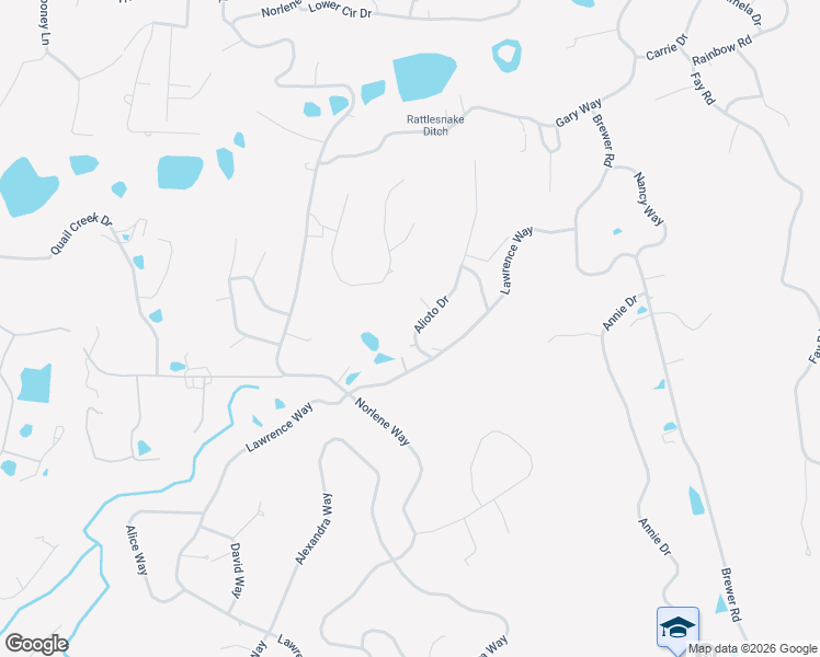 map of restaurants, bars, coffee shops, grocery stores, and more near 17013 Alioto Drive in Grass Valley