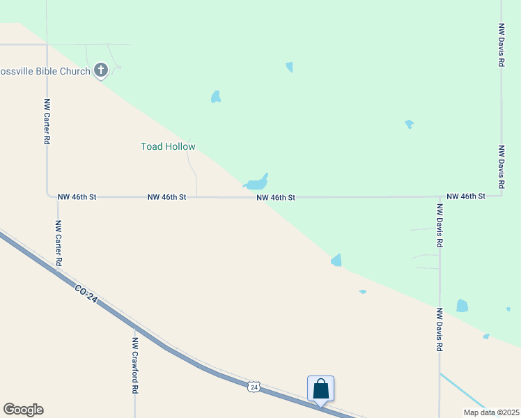 map of restaurants, bars, coffee shops, grocery stores, and more near 12927 Northwest 46th Street in Rossville