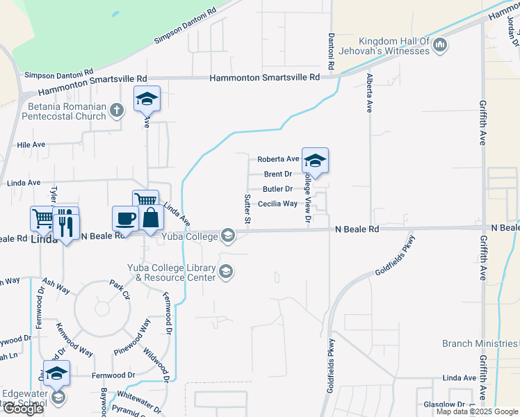 map of restaurants, bars, coffee shops, grocery stores, and more near 2162 Cecilia Way in Marysville