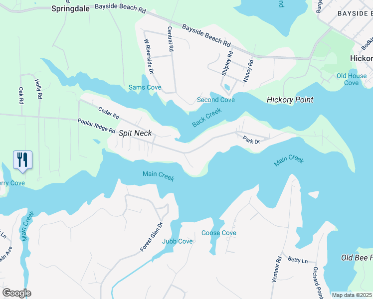 map of restaurants, bars, coffee shops, grocery stores, and more near 1970 Poplar Ridge Road in Pasadena