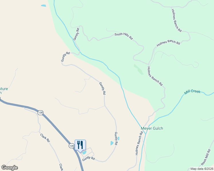 map of restaurants, bars, coffee shops, grocery stores, and more near 2151 Guntly Road in Philo