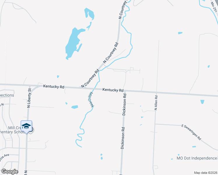 map of restaurants, bars, coffee shops, grocery stores, and more near 14405 East Kentucky Road in Independence