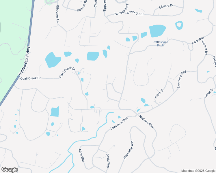 map of restaurants, bars, coffee shops, grocery stores, and more near 16817 Scott Way in Grass Valley