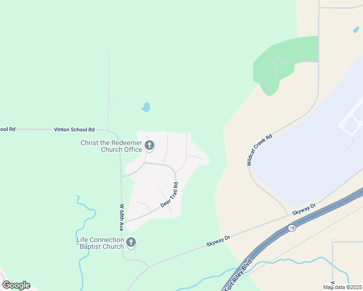 map of restaurants, bars, coffee shops, grocery stores, and more near 2435 Brookfield Drive in Manhattan