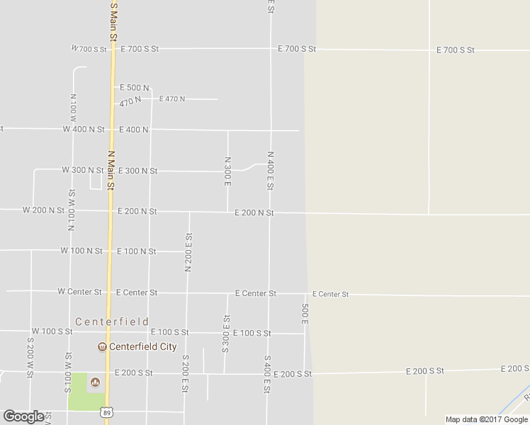 map of restaurants, bars, coffee shops, grocery stores, and more near 350 East 200 North Street in Centerfield