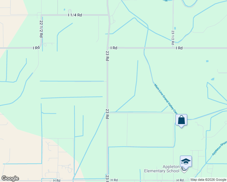 map of restaurants, bars, coffee shops, grocery stores, and more near 868 23 Road in Grand Junction