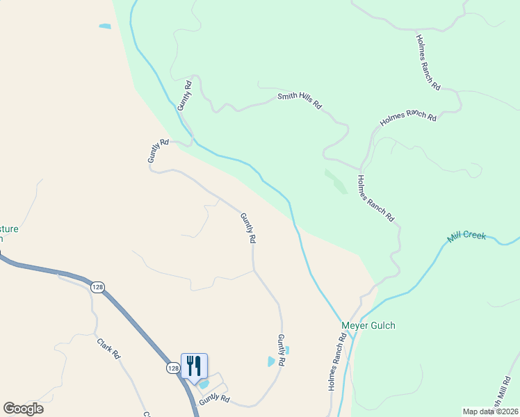 map of restaurants, bars, coffee shops, grocery stores, and more near 2151 Guntly Road in Philo