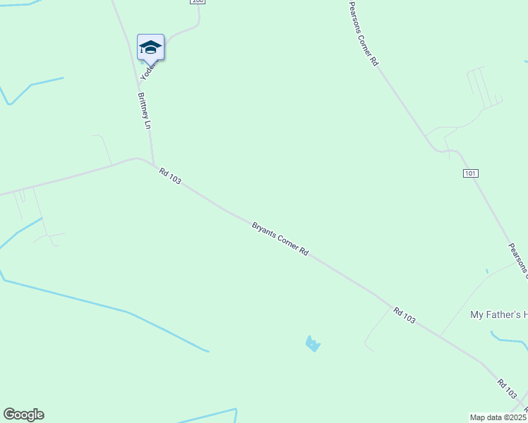 map of restaurants, bars, coffee shops, grocery stores, and more near 3023 Bryants Corner Road in Hartly