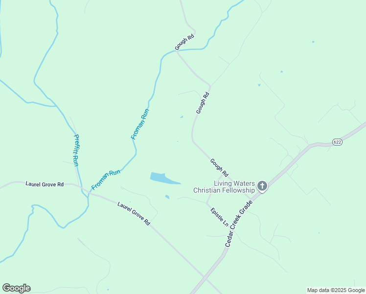 map of restaurants, bars, coffee shops, grocery stores, and more near 1570 Gough Road in Winchester