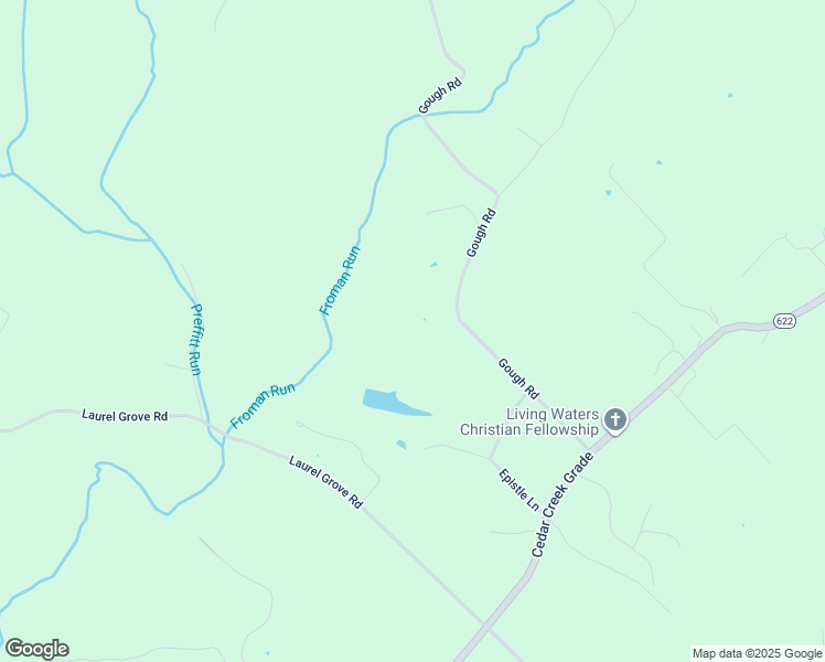 map of restaurants, bars, coffee shops, grocery stores, and more near 1570 Gough Road in Winchester