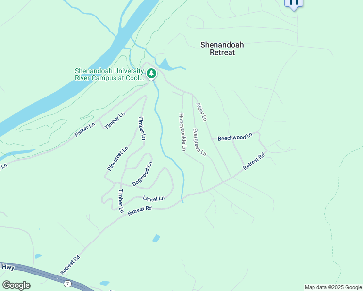 map of restaurants, bars, coffee shops, grocery stores, and more near 19 Virginia Avenue in Boyce