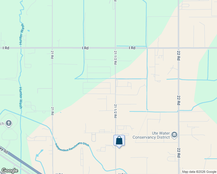 map of restaurants, bars, coffee shops, grocery stores, and more near 853 21 1/2 Road in Grand Junction