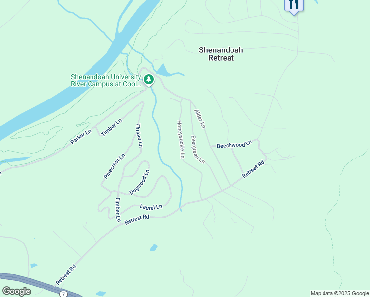 map of restaurants, bars, coffee shops, grocery stores, and more near 12 South Greenway Avenue in Boyce