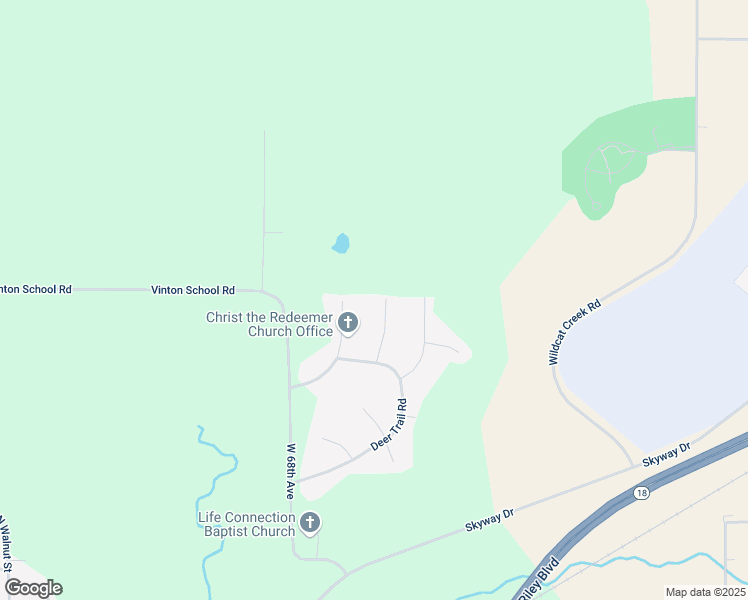 map of restaurants, bars, coffee shops, grocery stores, and more near 2451 Big Horn Lane in Manhattan