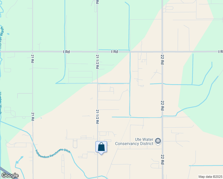 map of restaurants, bars, coffee shops, grocery stores, and more near 880 21 1/2 Road in Grand Junction