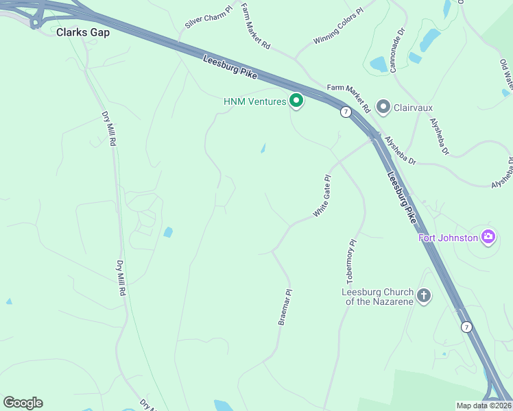 map of restaurants, bars, coffee shops, grocery stores, and more near 17537 Kinloch Ridge Court in Leesburg