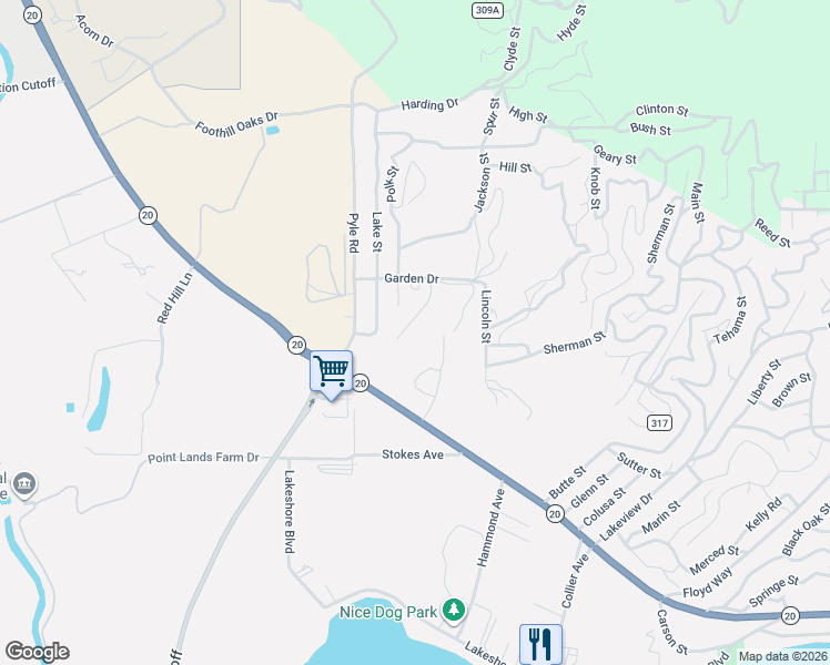 map of restaurants, bars, coffee shops, grocery stores, and more near 7285 Wilson Street in Nice
