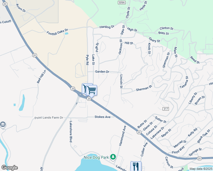 map of restaurants, bars, coffee shops, grocery stores, and more near 7280 Wilson Street in Nice