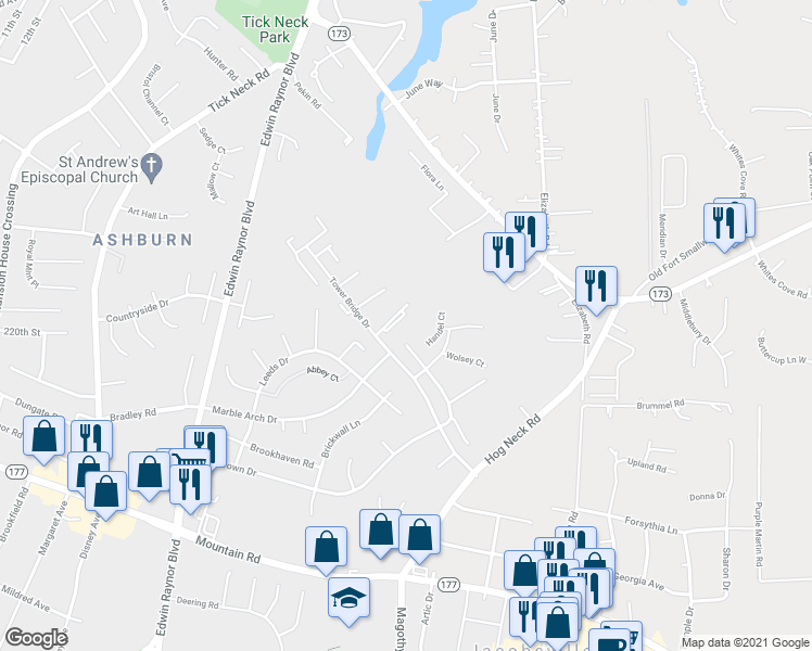 map of restaurants, bars, coffee shops, grocery stores, and more near 3623 Dorshire Court in Pasadena