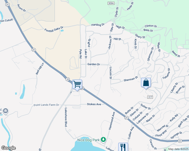 map of restaurants, bars, coffee shops, grocery stores, and more near 7295 Wilson Street in Nice