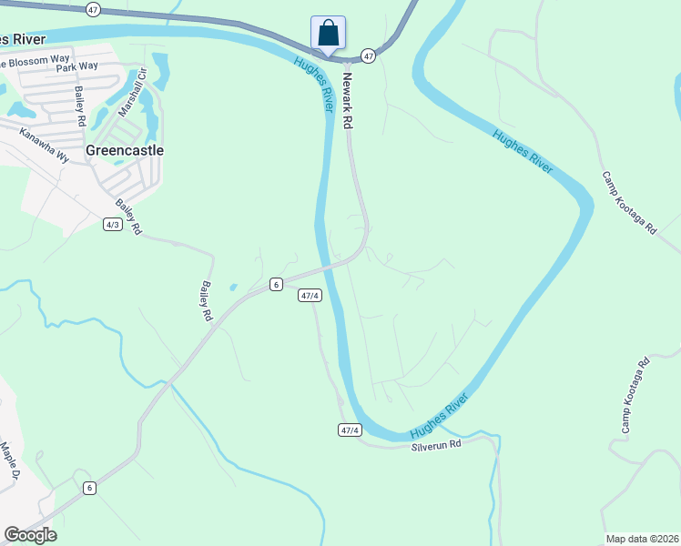 map of restaurants, bars, coffee shops, grocery stores, and more near Newark Road in Walker