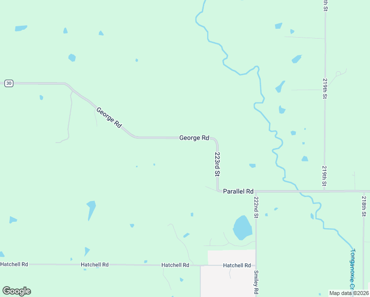 map of restaurants, bars, coffee shops, grocery stores, and more near 22401 George Road in Tonganoxie
